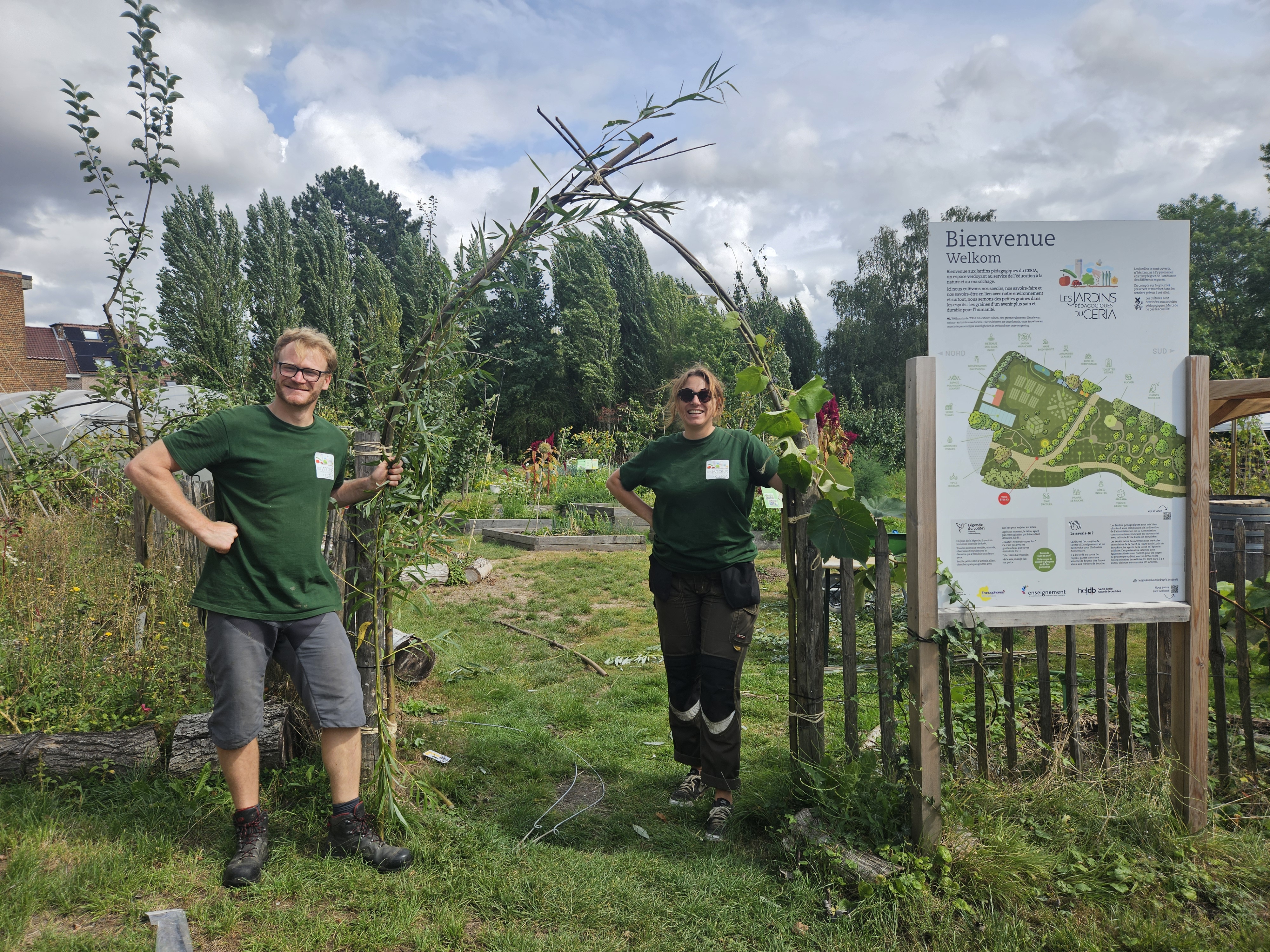 équipe jardins du CERIA